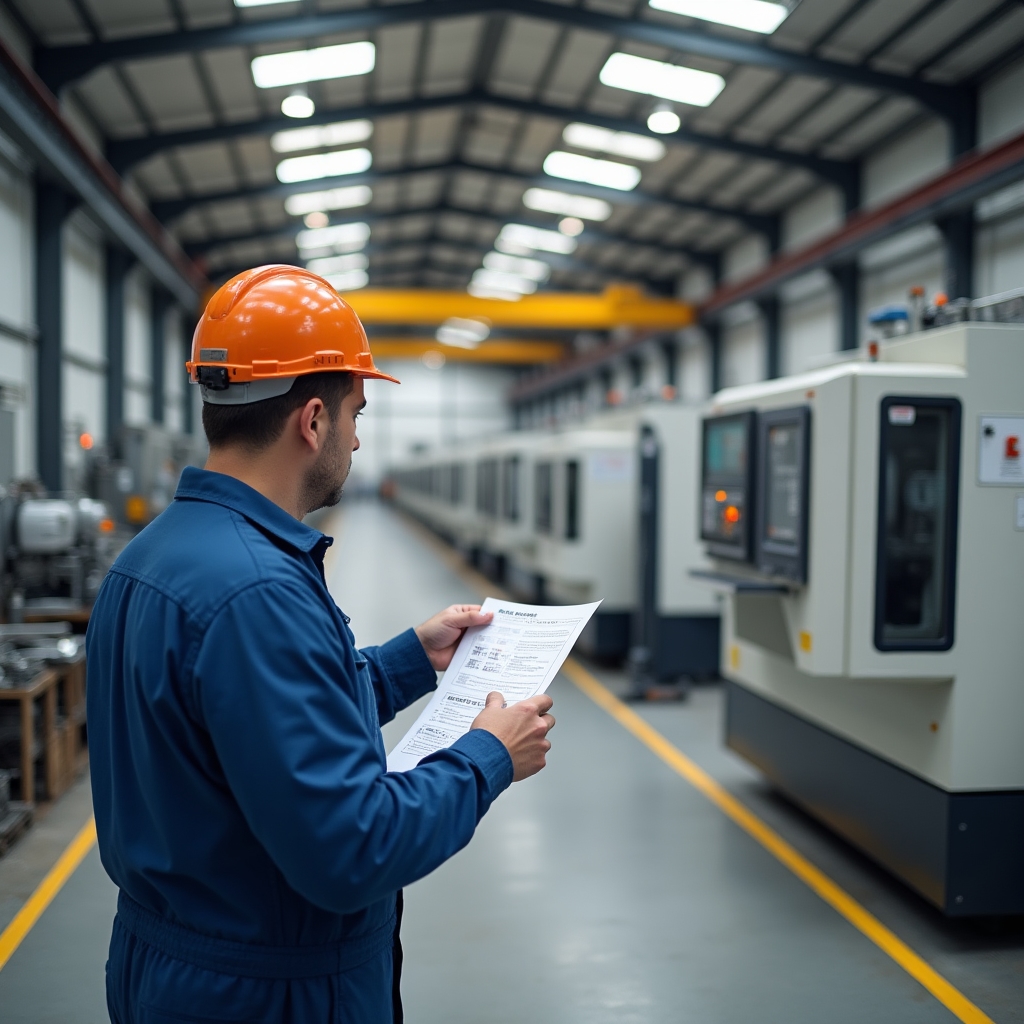 Производственный цех с технологическим оборудованием