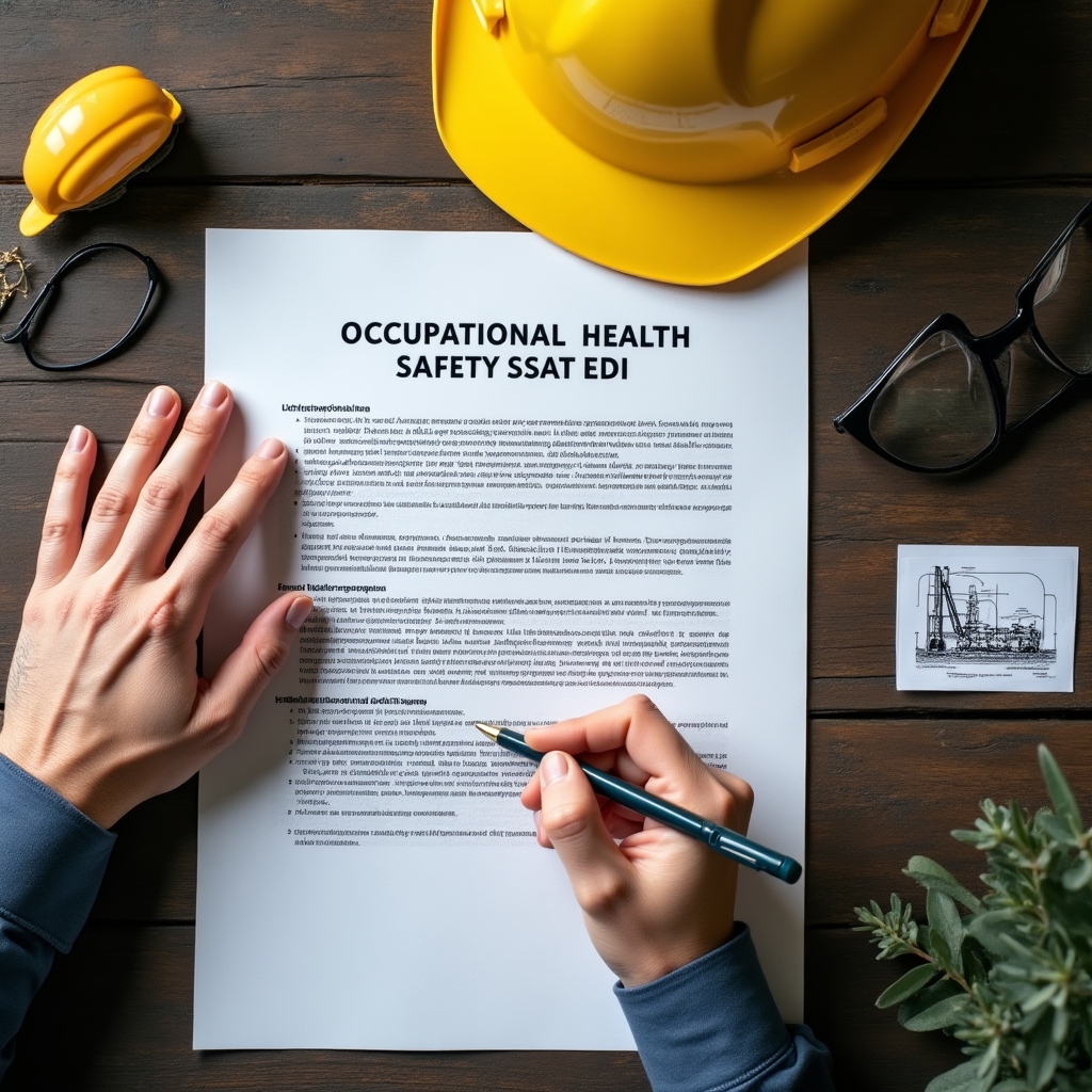 Крупный план инструкции по охране труда